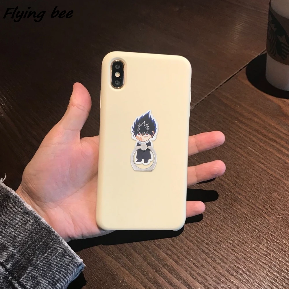 

X1813 Cool Figure Cartoon Fashion Ring Metal Mobile Phone Accessaries Rotating Ring Bracket Lazy Desktop Anti-fall Bracket