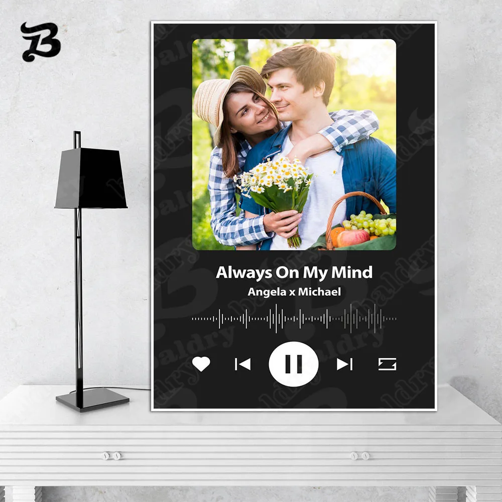 Персонализированная песня фотография на заказ для пары любовь творческое