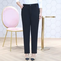 xl 9xl plus size womens 2020 spring and autumn models stretch straight trousers professional pants office casual pants work