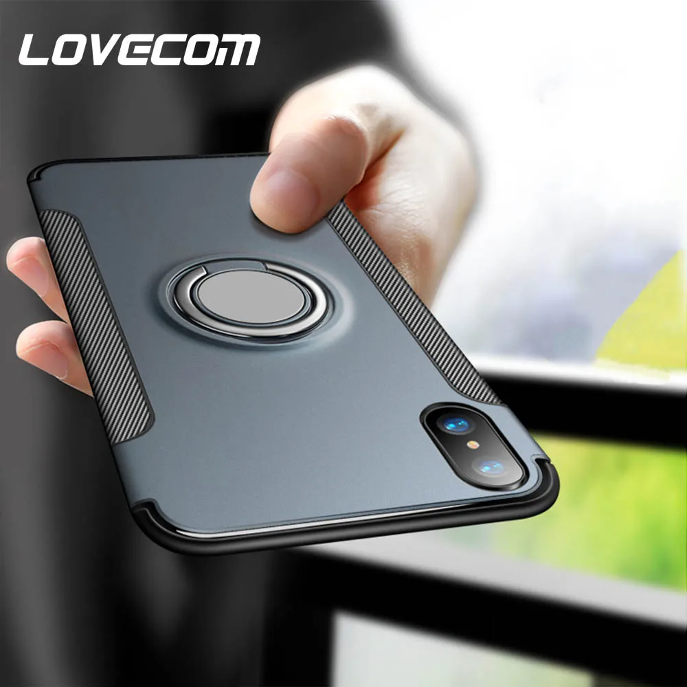 Противоударный армированный чехол LOVECOM для iPhone 11 XS Pro Max X XR 7 8 Plus магнитный