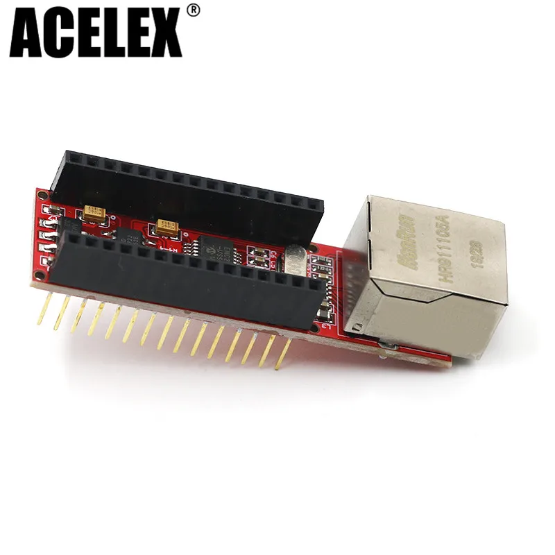Nano V3 Ethernet щит ENC28J60 микрочип HR911105A веб сервер плата модуль для Arduino 3 0|Регуляторы