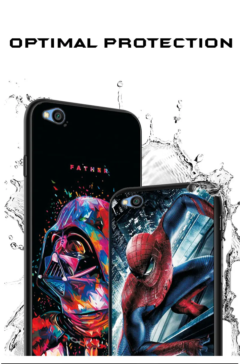 Чехол для Xiaomi Redmi GO 5,0 ''силиконовый чехол для телефона Железный человек Marvel Hero черный чехол ТПУ чехол для Xiaomi Redmi GO Fundas чехол s