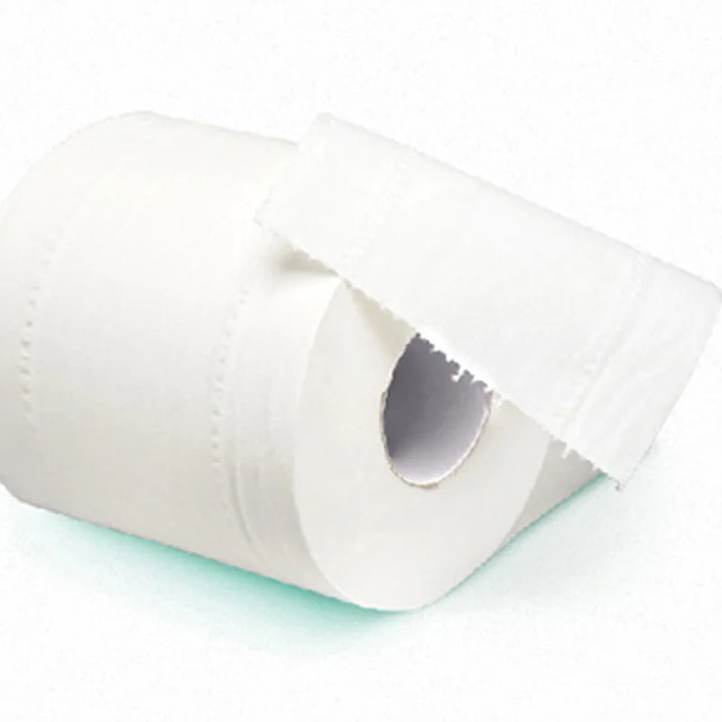 

2020 Hot 10 Rolls Toilet Paper 3-ply Bath Tissue Bathroom White Soft for Home Hotel Public N66