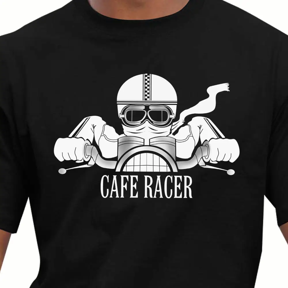 

Hot Sale 100% Cotton Classic Motorcycles - Retro Cafe Racer T-Shirt Summer Style Tee Shirt