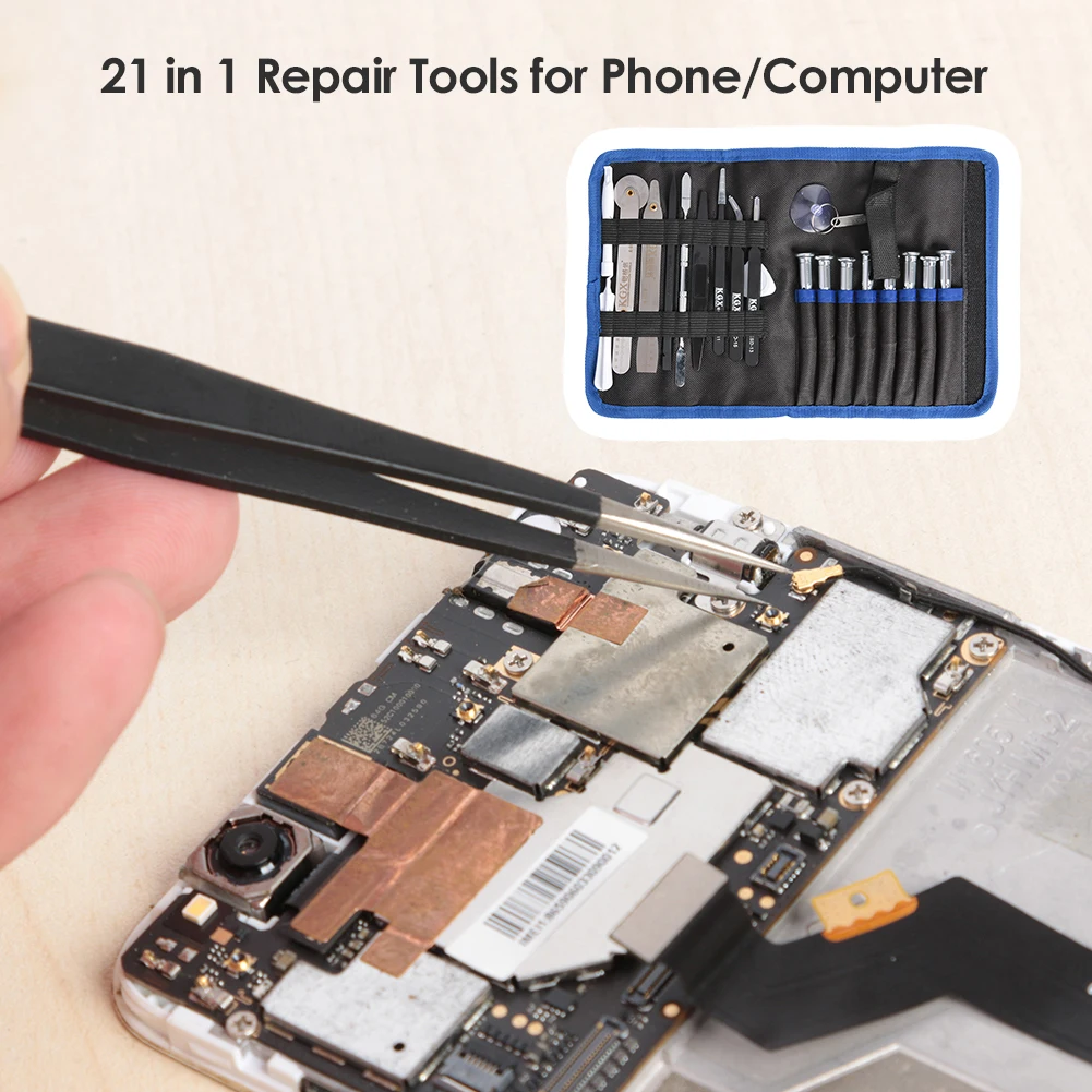 21 in 1 Phone Tablet Laptop Repair Tool Kit Pry Screwdriver Set Hand Tools Disassemble For iPhone iPad | Мобильные телефоны и
