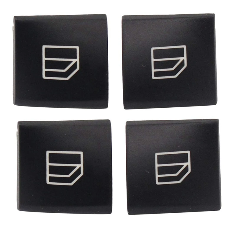 

AU05 -4PCS Driver Window Switch Button Covers for Mercedes Benz C-Class W204 E-Class W212 GLK-Class