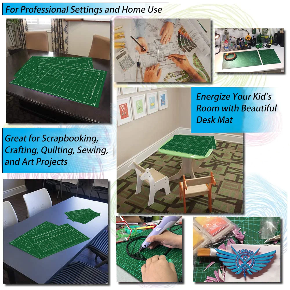 A3 A4 ПВХ разделочный коврик доска гравировка Жесткий прочный рукописный для резки