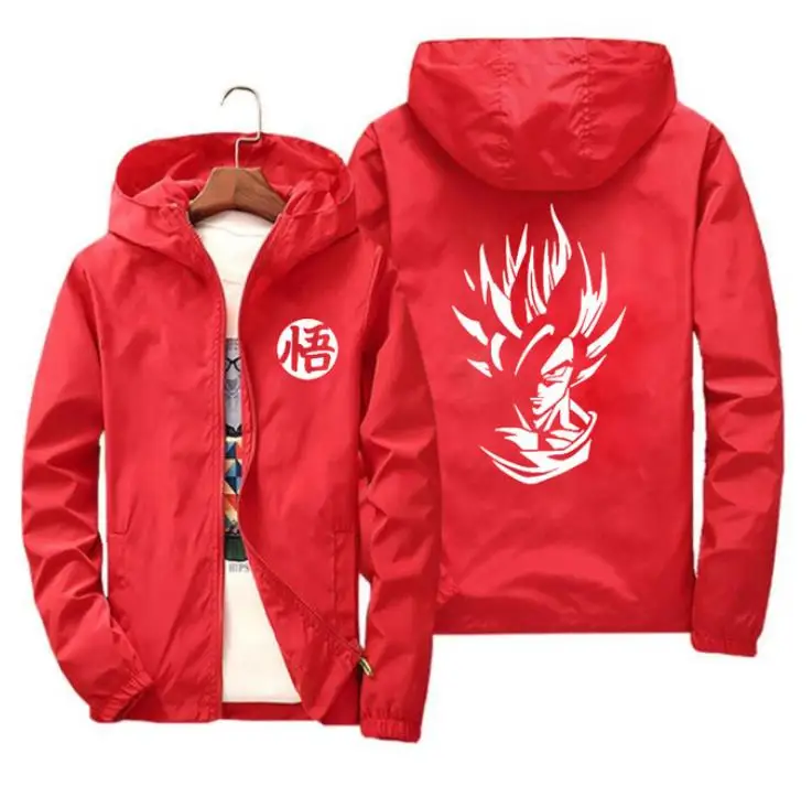 Ветровка мужская с капюшоном тонкая приталенная куртка бомбер для молодых