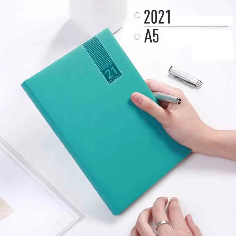 Блокнот планировщик А5 на 2021 еженедельный/ежемесячный журнал 365 дней|Записные