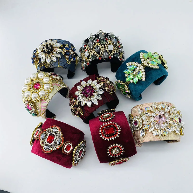 

Женский Открытый браслет с жемчугом и кристаллами, 5,5 см