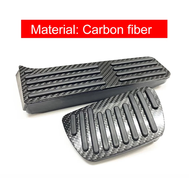 Накладка на ножную педаль топливного тормоза из углеродного волокна для Toyota Camry 70