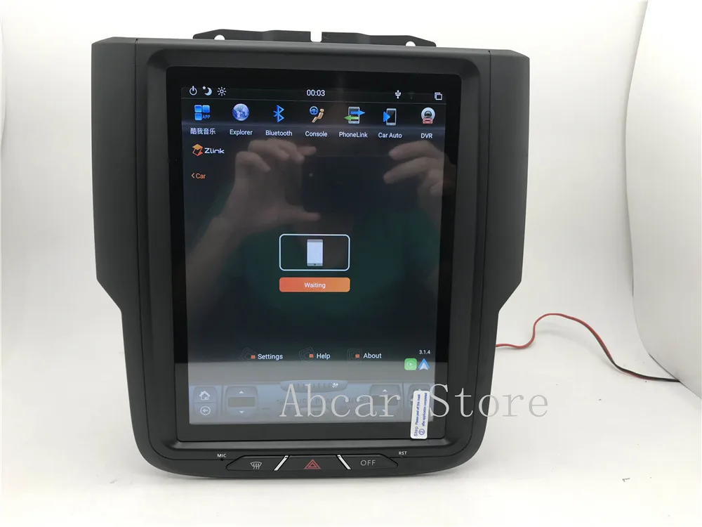 10,4 ''Tesla стиль Android 8,1 автомобильный dvd-плеер gps навигация для Dodge ram 1500- стерео CARPLAY HDMI радио авто ips PX6