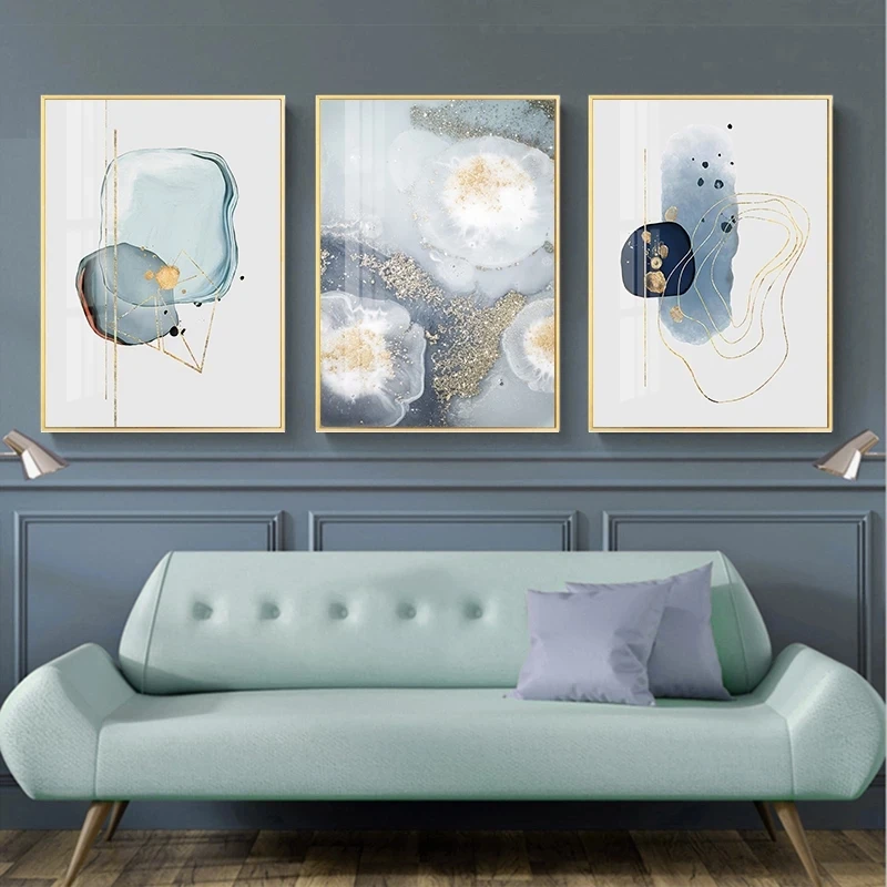 

Abstract Canvas Poster Watercolor Modern Agate Art Prints Wall Painting Nordic Minimalist Pictures Living Room Home Decoration
