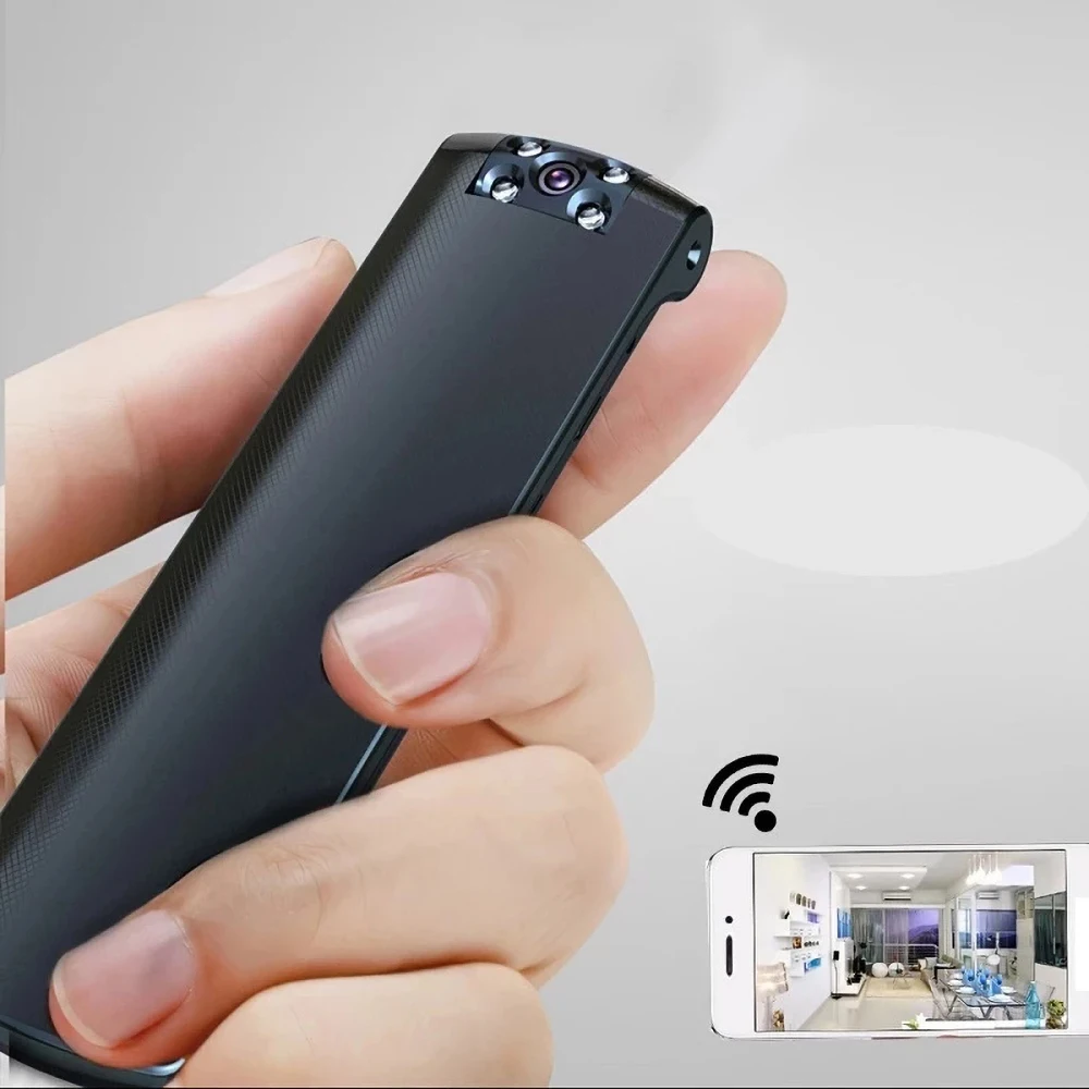 Небольшая портативная скрытая камера-Ручка Full HD 1080P Wi-Fi IP-камера с корпусом