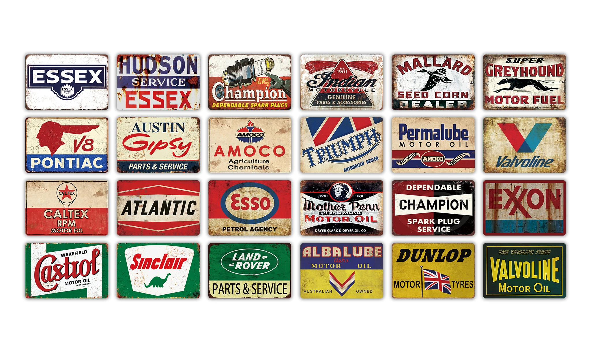 Metal Sign Plaque Metal Vintage Garage Tin Sign Metal Plate Retro Garage Decor Bar Pub Man Cave Decor