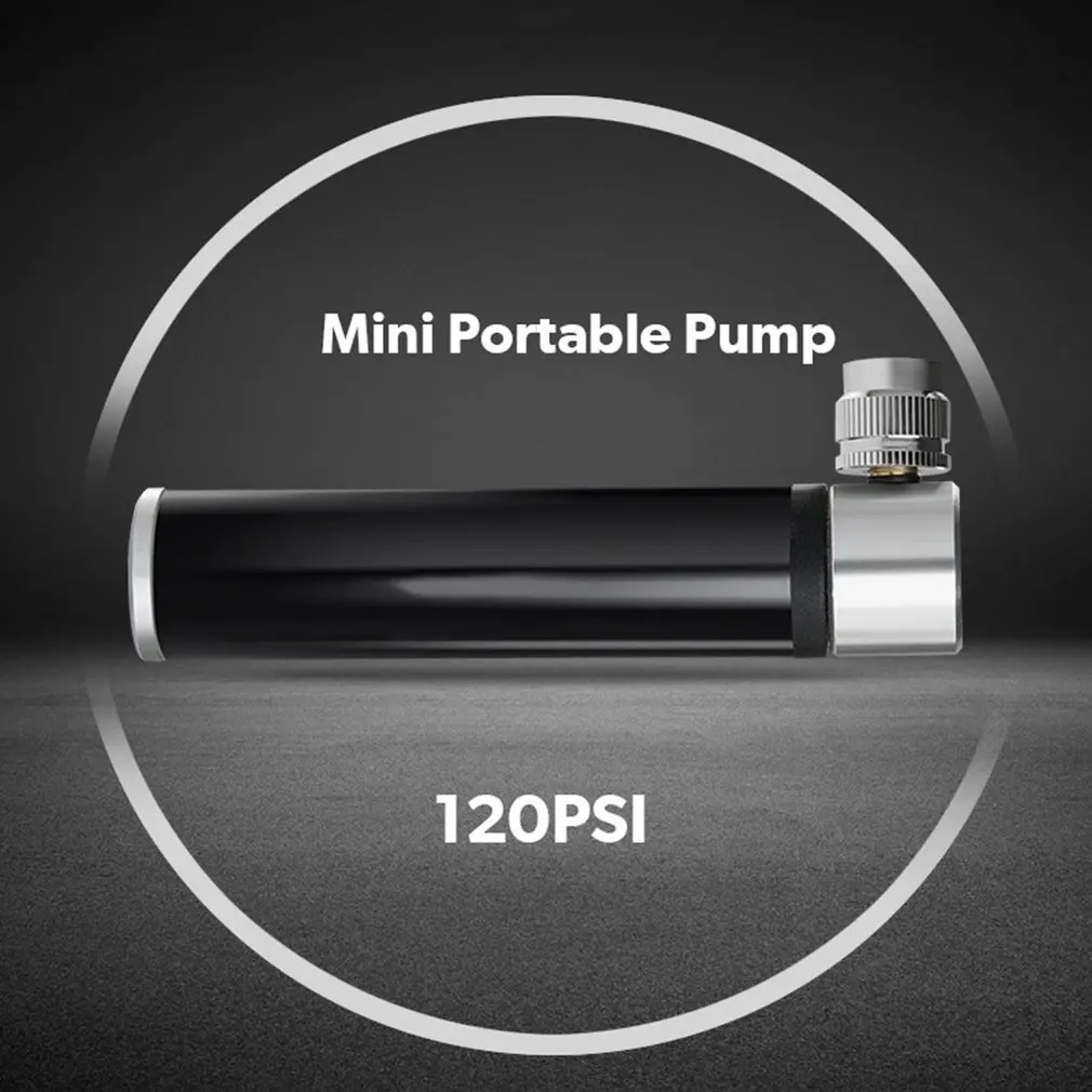 Мини алюминиевый портативный насос для велосипеда надувная трубка высокого