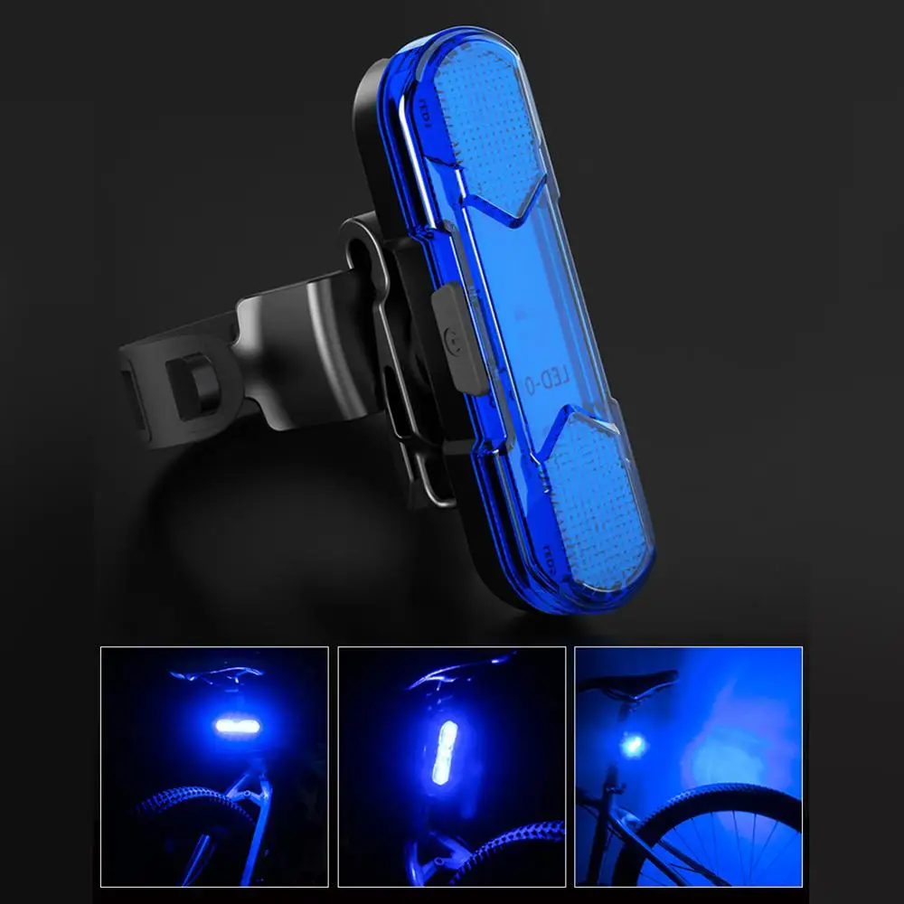 

New LED Bike Tail Light USB Rechargeable Powerful Bicycle Rear Lights Bicycle Lamp Accessories