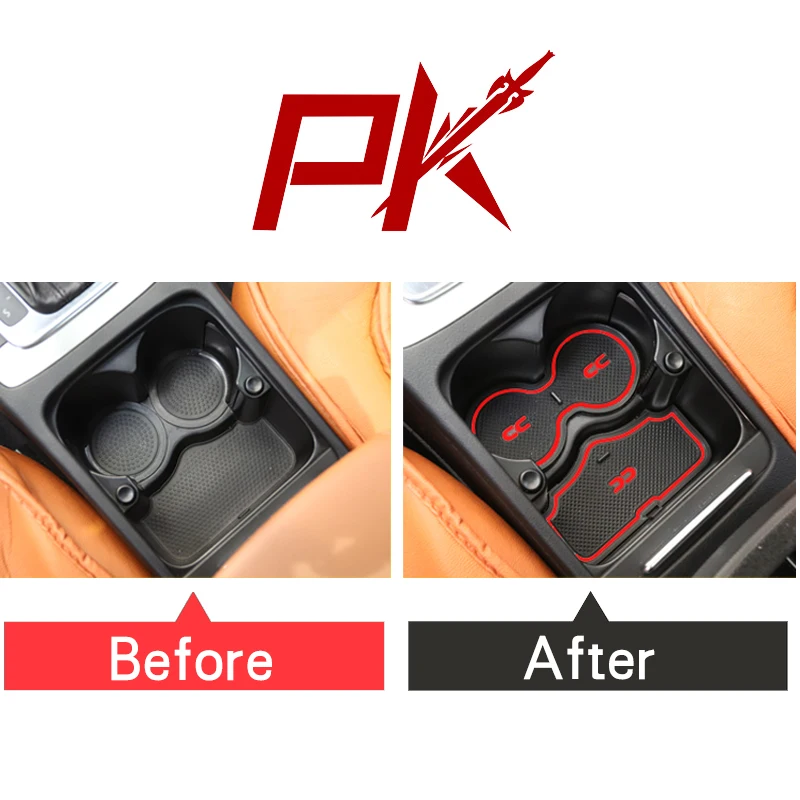 5 шт. противоскользящие Противоскользящие коврики с пазами для двери чашки