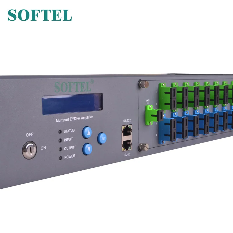 1550nm Optical Amplifier 16 Ports each port 21dB EDFA | Инструменты
