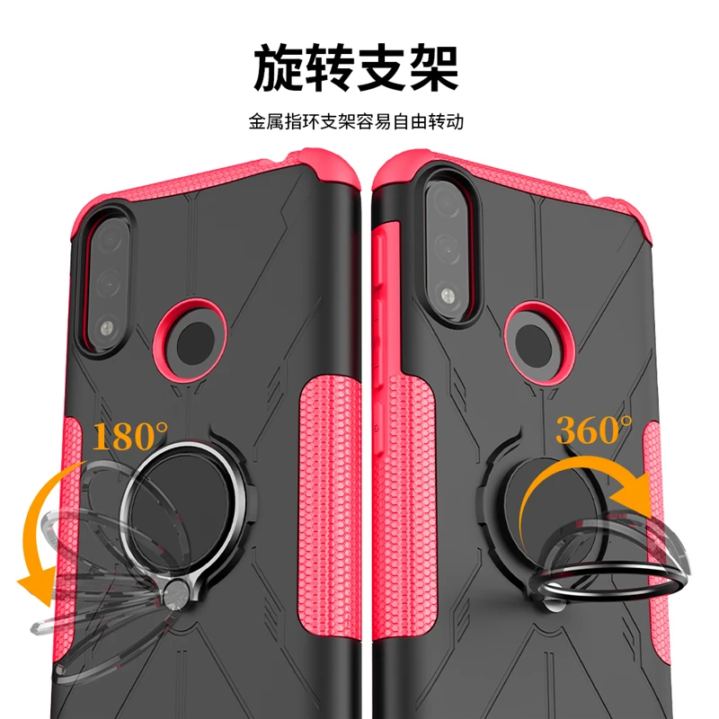 Funda completa para Motorola Moto E7i Power, carcasa con soporte de succi&oacute;n magn&eacute;tica, para Moto E7i Power, Moto E7i Power 6,51-4