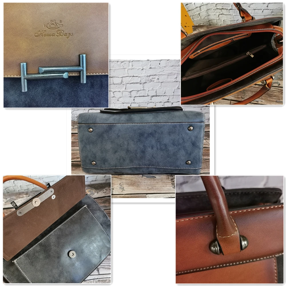 

Classic Women's Leather Luxury Bag Designer Handbag Vintage Totes Ladies Shoulder Hand Bags for Women 2020 Large Capacity Purse