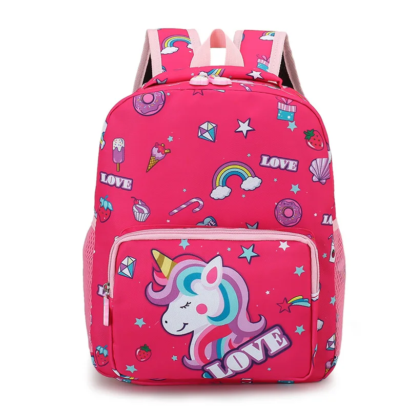 Cartoon Children School Bags for Girls Student Backpacks Unicorn Cute Kindergarten Toddler Backpack Kids Bookbag Small Bags