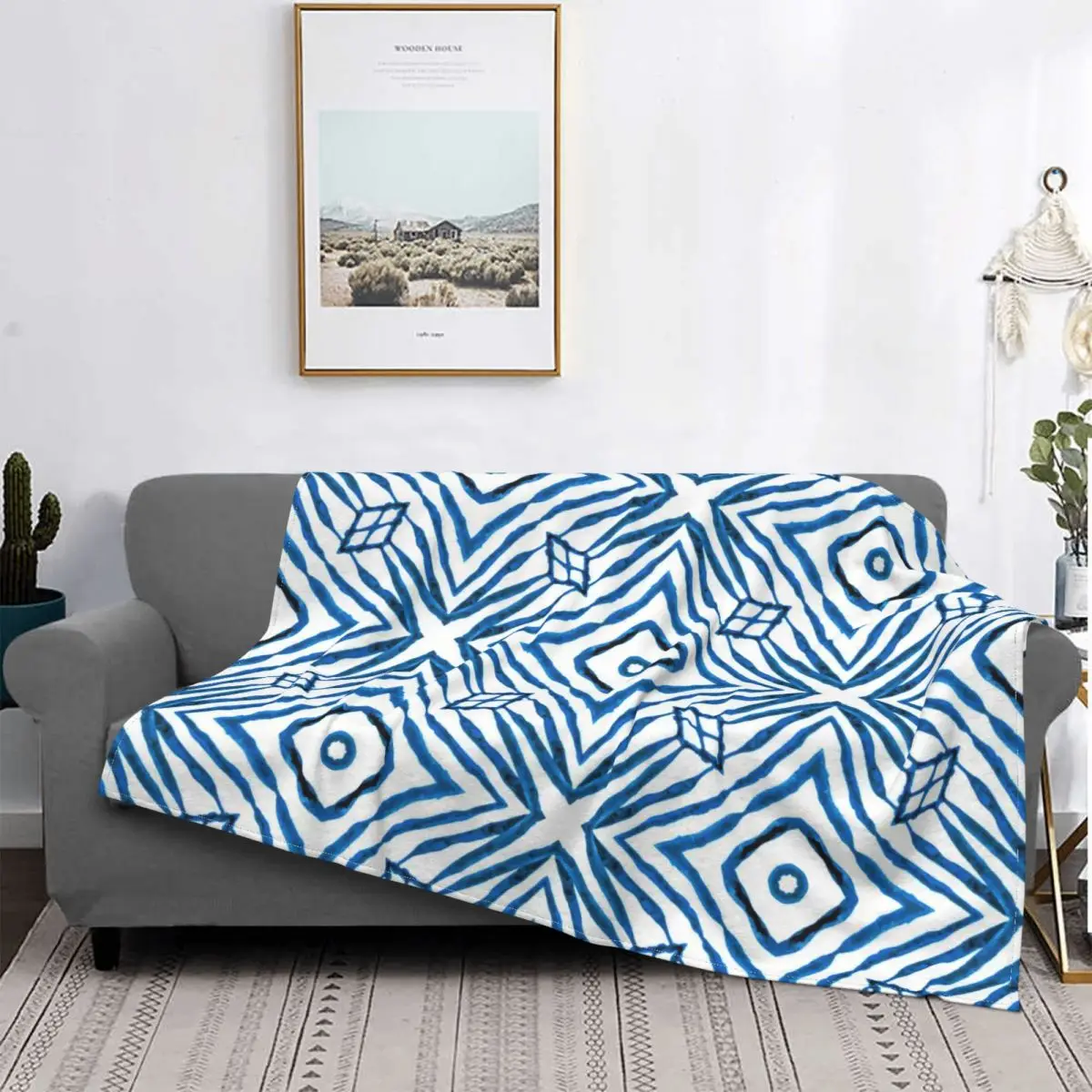 

Pattern Blanket Stripe Plaid Modern Stitch Super Warm Spring Autumn Coral Velvet Throw Blankets For Office Travel Essentials