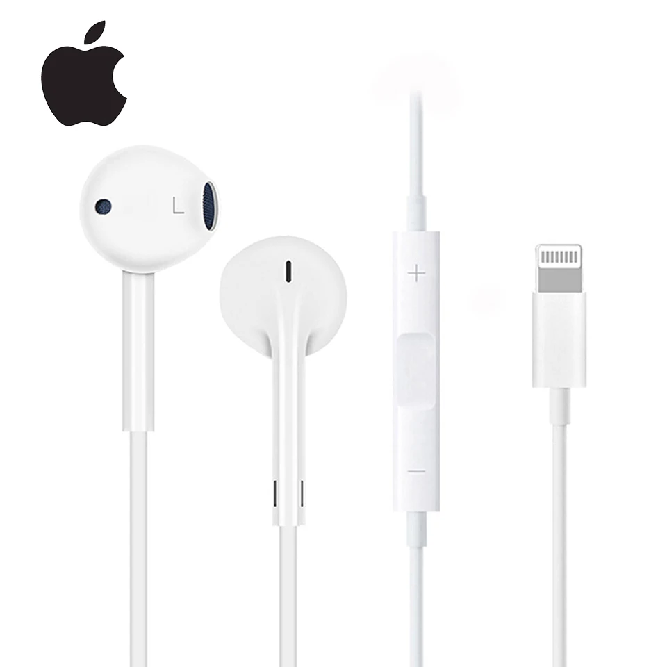 Оригинальные наушники Apple Earpods с разъемом 3 5 мм и Lightning спортивные вкладыши