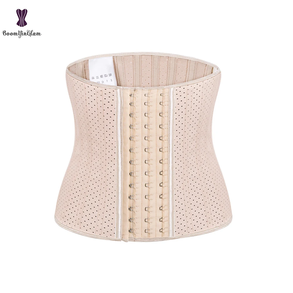 

Womens Waist Trainer Cincher Body Shaper Underwear Lingerie Tummy Slim Belt Postpartum Control Underbust Steel Boned Corset 25cm