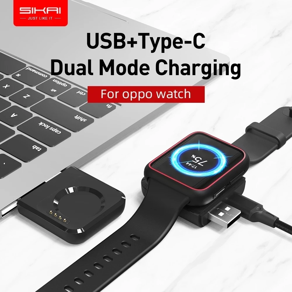 Зарядное устройство USB s для умных часов OPPO Watch 2 42 мм 46 беспроводная зарядная