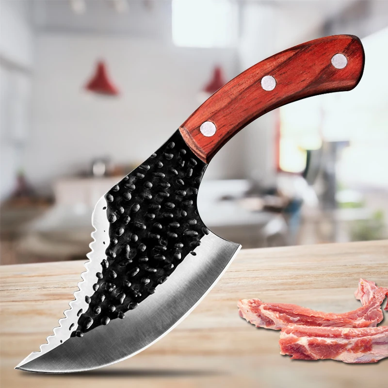 5 дюймов Кухня Рыбалка Ножи с крышкой для резки мяса руководство кованые 5CR15