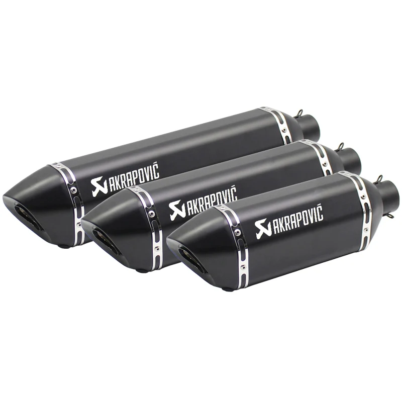 Впускной 51 мм 61 мм Akrapovic выхлопная труба мотоцикла глушитель с DB Killer Escape Moto универсальный для Pitbike Tmax Nmax и т. д