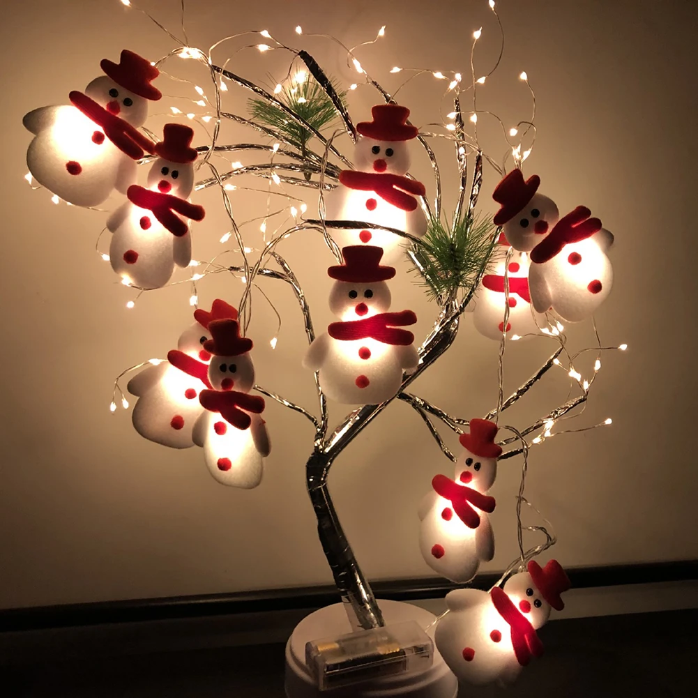 

1.65m Christmas Tree LED Garland String Light Merry Christmas Decoration For Home Navidad 2021 Cristmas Ornaments Natal New Year