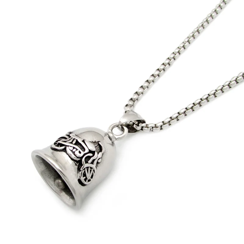 Бесплатная доставка подвеска колокольчик в стиле панк с высокой полировкой