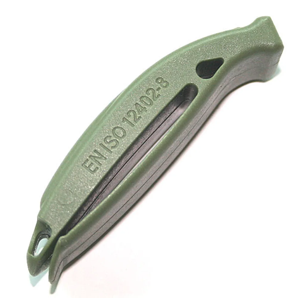

1pc Portable Outdoor Survival Rescue Emergency Plastic Whistle With Clip