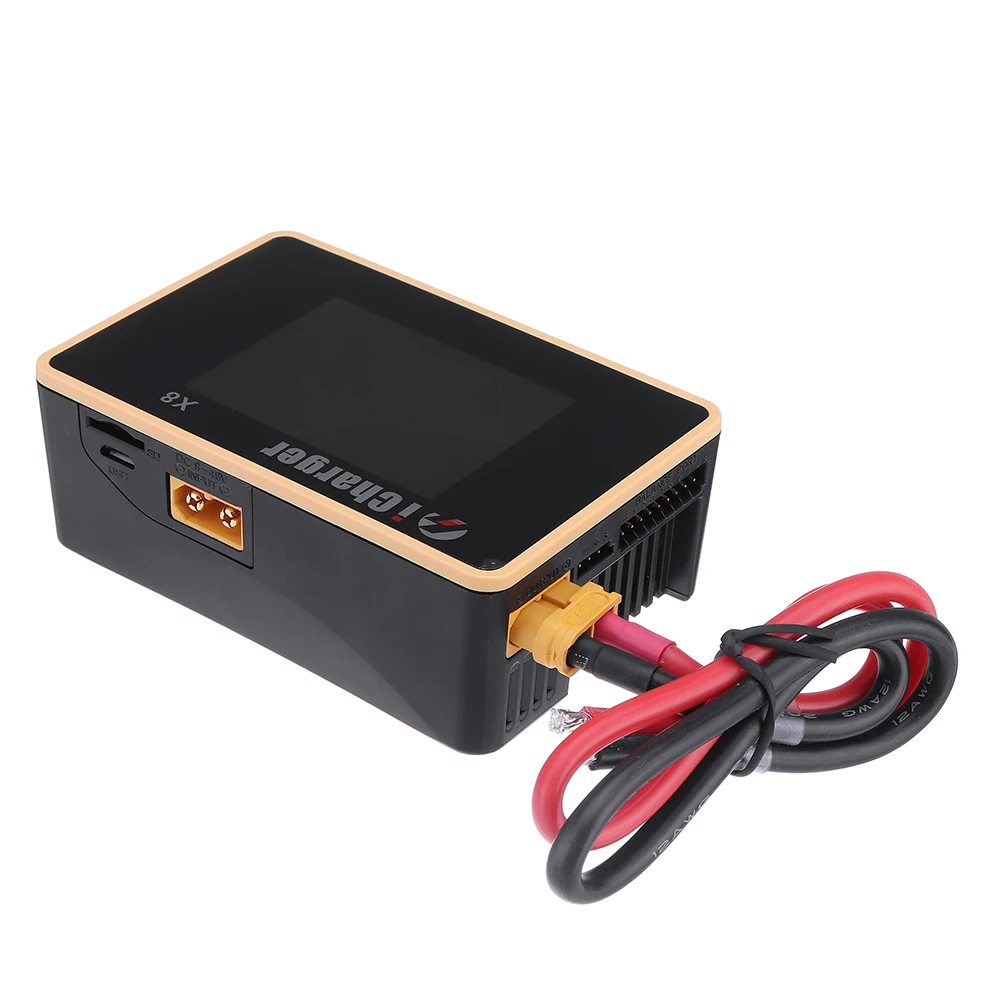 

iCharger X8 1100W 30A DC LCD Screen Smart Battery Balance Charger Discharger for 1-8s LiPo/Lilo/LiFe/LiHV Battery RC Aircraft