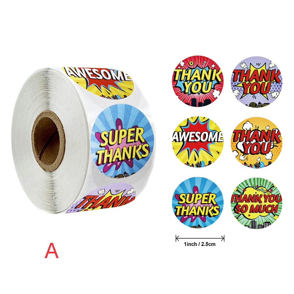 Наклейки Thank You ручной работы наклейки на свадьбу вечеринку подарочную коробку