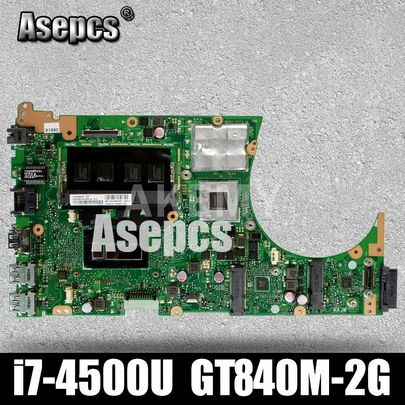 

Asepcs S551LB материнская плата для ноутбука Asus S551LB S551LN S551LD S551L тест оригинальная материнская плата 4G RAM I7-4500U GT840M-2G