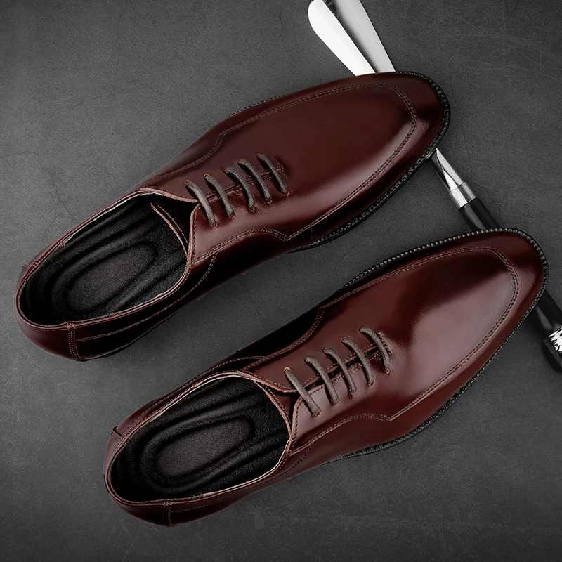 Туфли-оксфорды мужские из натуральной кожи на шнуровке размеры 38-44 |