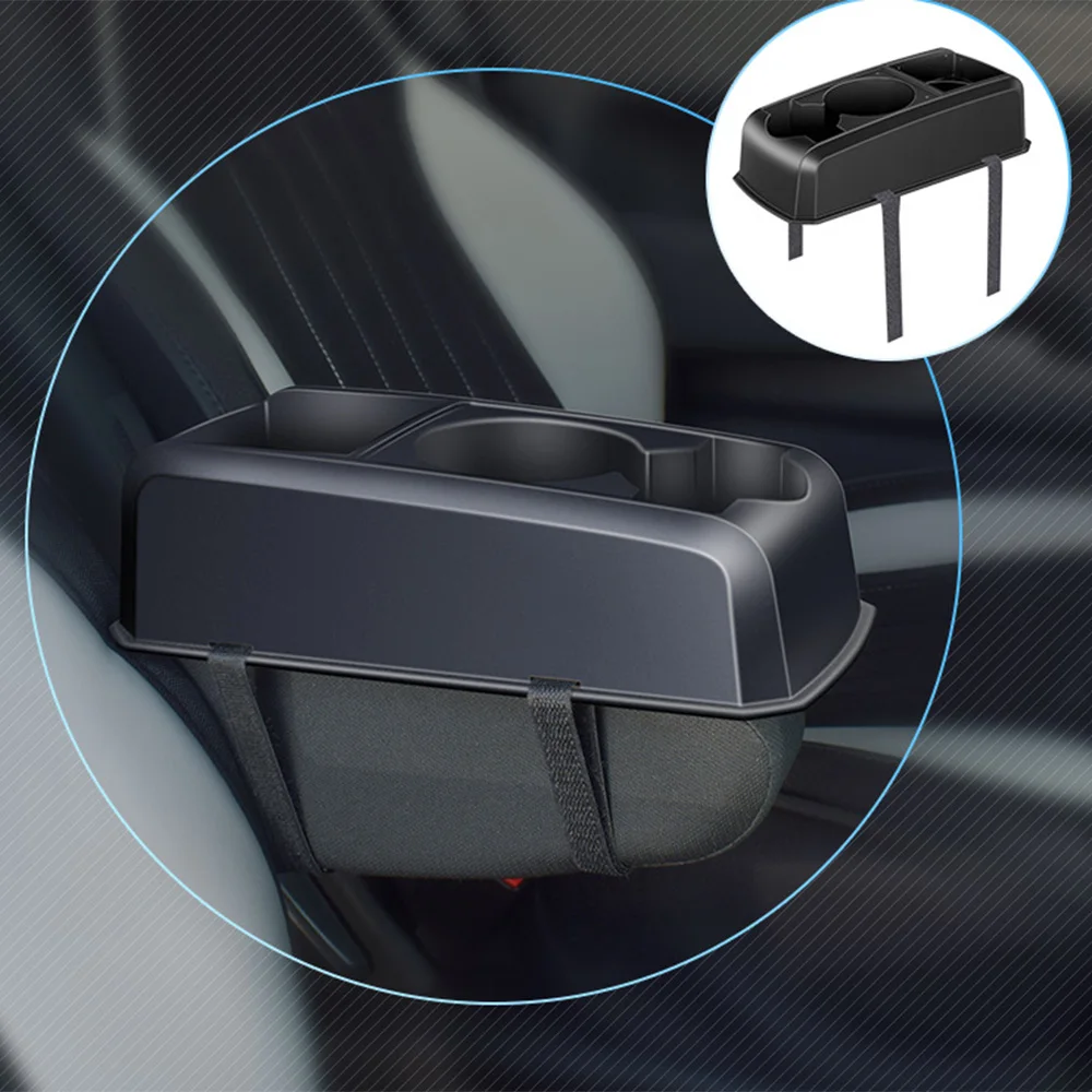 1pcs Car Armrest Seat Crevice Water Cup Holder Organizer Drink Holder Beverage Bottle Storage Box Case Car Accessories
