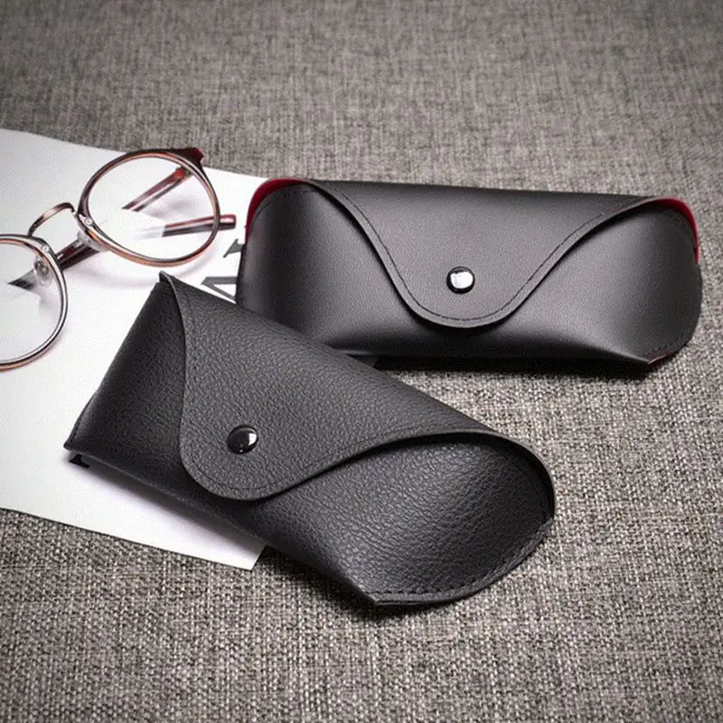 

New Fashion Soft Bag Glasses Case Leather PU Sunglasses Organizer Storage Box Folding Box Sunglasses Bag Frame Storage Box 2021