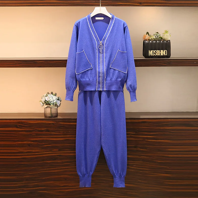 Женский спортивный костюм из двух предметов VERHELLEN трикотажный кардиган на молнии