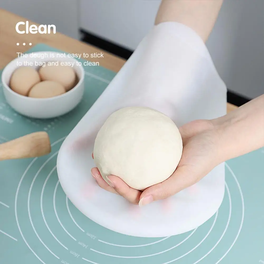 Портативный смеситель для муки силиконовый мешочек замешивания теста