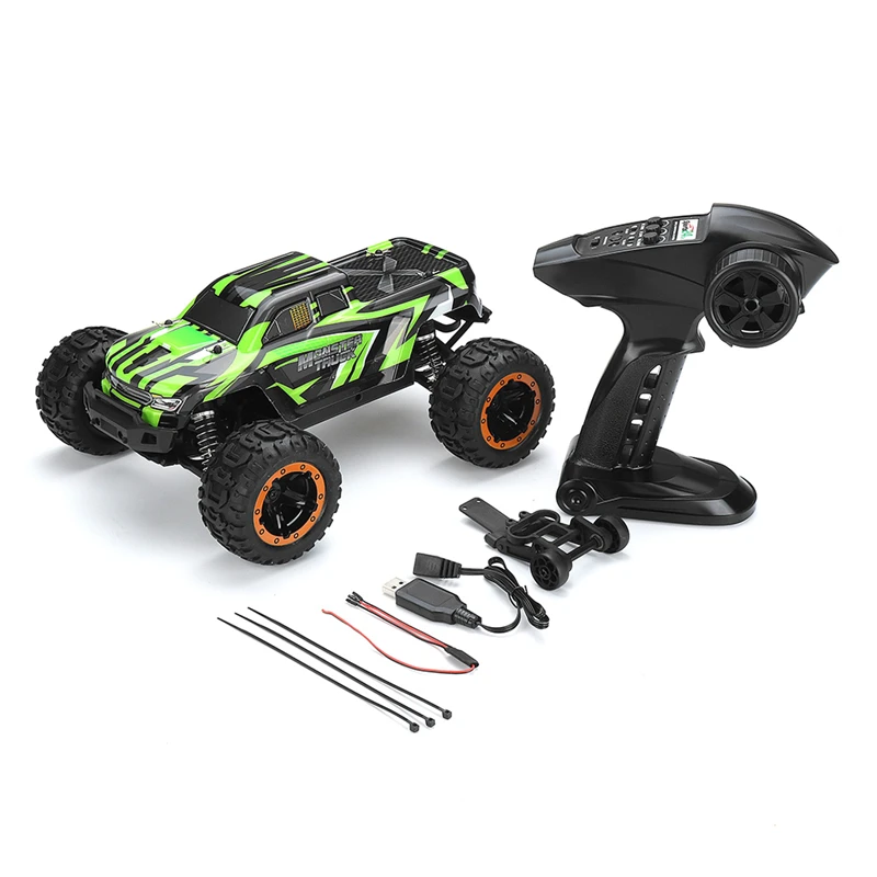 

SG1602 1/16 2.4G RC Car Brushless Simulation Large Caster Leather Grip RC Car Big Foot 45km/h Speed Vehicle Models Toys For Kids