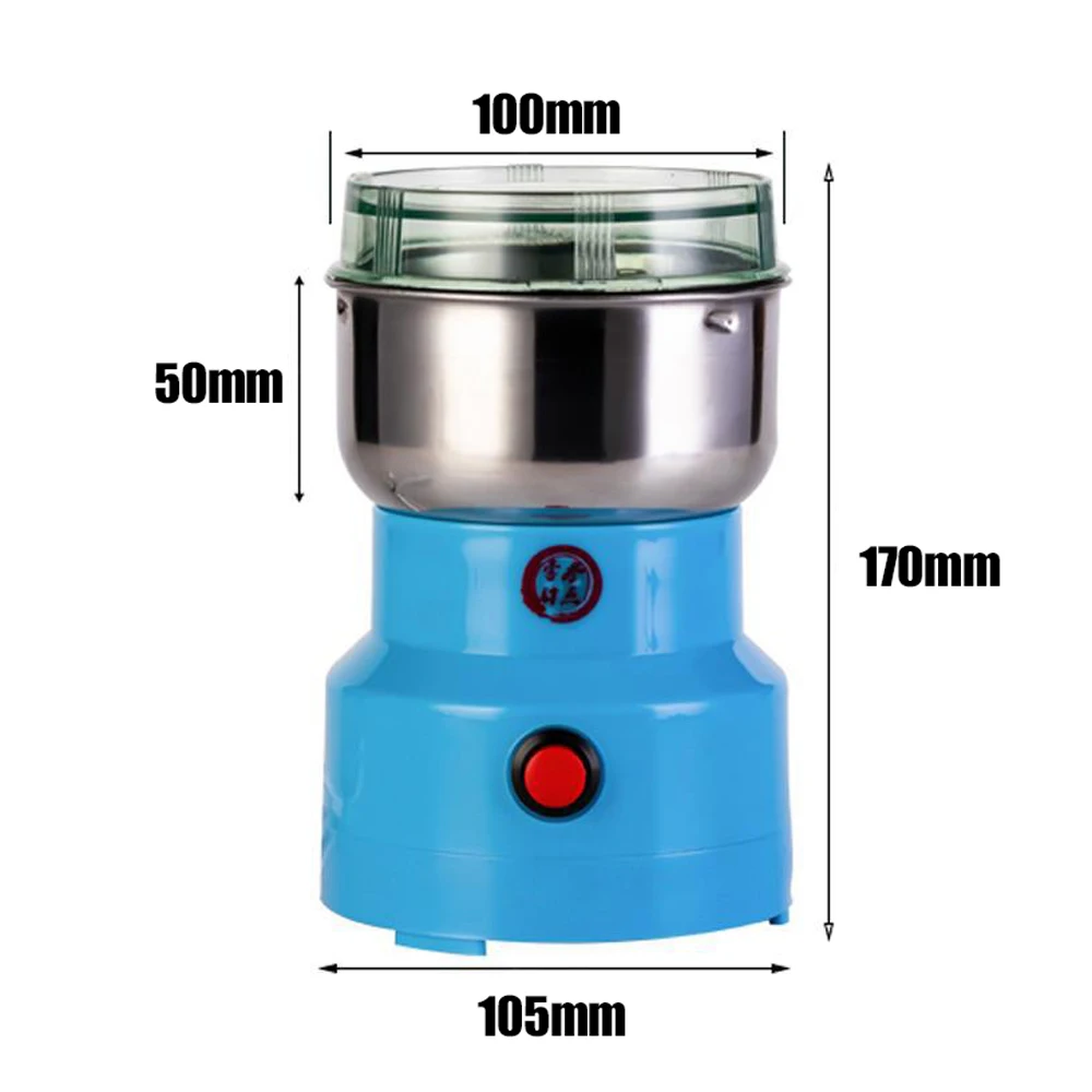 

Multipurpose Electric Coffee Bean Grinder Stainless Steel Grinding Machine for Seeds Spices Herbs Nuts Coffee Bean Grinder