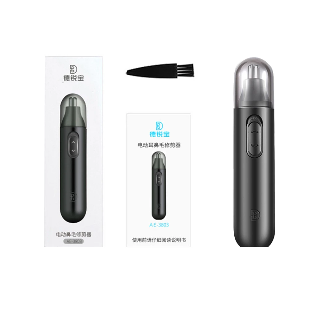 

Nose Hair Trimmer, Small Portable Electric Nose Hair Ear Hair Trimmer for Men Women, Black