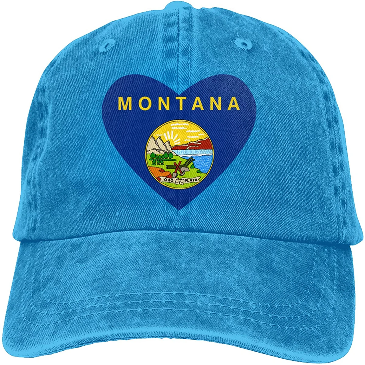 

Модная мягкая ковбойская шляпа с изображением флага Монтаны