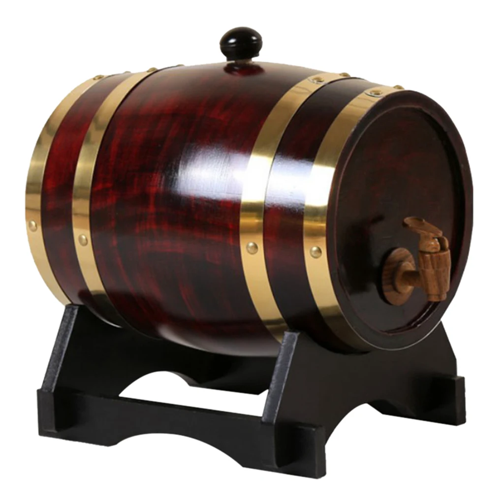 Oak Wine Barrel Bucket Beer For Whiskey Spirits Liquor Hotel Restaurant | Дом и сад