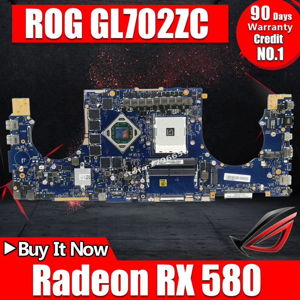 GL702ZC материнская плата Ryzen 7 1700U Radeon RX 580 для For Asus ROG S7ZC | Компьютеры и офис