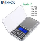 Весы Электронные карманные с подсветкой, 0,1 г, 0,01 г